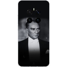 TechTree Honor Magic 7 Pro Uyumlu Zarafet ve Asalet: Atatürk Smokinli Baskılı Silikon Kılıf