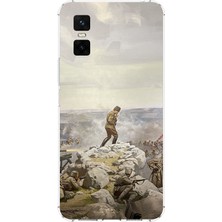 TechTree Infinix Gt 30 Pro Uyumlu Cephede Komutan Bağımsızlık Atatürk Baskılı Silikon Kılıf