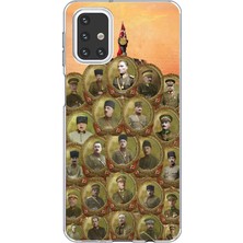TechTree Samsung Galaxy M31S Uyumlu Atatürk ve Kurtuluş Savaşı Komutanları Baskılı Silikon Kılıf