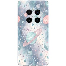 TechTree Honor Magic 7 Pro Uyumlu Soft Renkli Gezegenler Baskılı Silikon Kılıf