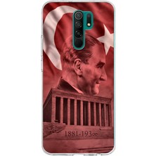 TechTree Redmi 9 Uyumlu Atatürk Portresi ve Anıtkabir Baskılı Silikon Kılıf