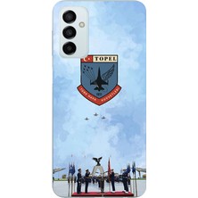 TechTree Samsung Galaxy M14 Uyumlu Türk Hava Kuvvetleri Baskılı Silikon Kılıf