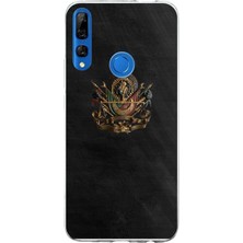 TechTree Honor 9x Uyumlu Osmanlı Tuğrası Detaylı Baskılı Silikon Kılıf