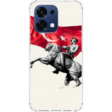 TechTree Oppo A6 Pro Uyumlu Onur Anıtı Detaylı Atatürk Baskılı Silikon Kılıf