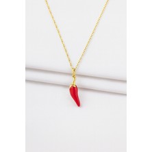 Çekirdek Jewelry 925 Ayar Gümüş Manolya Çiçekli Kelebek Kolye