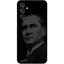 TechTree Samsung Galaxy M15 Uyumlu Gençliğe Hitabe Yazılı Atatürk Silüeti Baskılı Silikon Kılıf