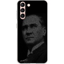 TechTree Samsung Galaxy S21 Uyumlu Gençliğe Hitabe Yazılı Atatürk Silüeti Baskılı Silikon Kılıf