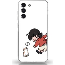 TechTree Samsung Galaxy S21 Fe Uyumlu Zorla Çekiştirilen Sevgili - Çift Kombini Baskılı Silikon Kılıf