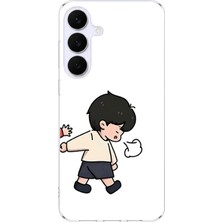 TechTree Samsung Galaxy S25 Fe Uyumlu Zorla Götürülen Sevgili - Çift Kombini Baskılı Silikon Kılıf