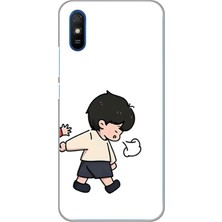 TechTree Redmi 9A Uyumlu Zorla Götürülen Sevgili - Çift Kombini Baskılı Silikon Kılıf