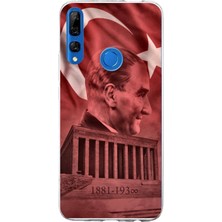 TechTree Honor 9x Uyumlu Atatürk Portresi ve Anıtkabir Baskılı Silikon Kılıf