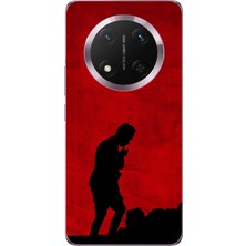 TechTree Honor Magic 7 Lite Uyumlu Gölge ve Siluet Detaylı Atatürk Baskılı Silikon Kılıf