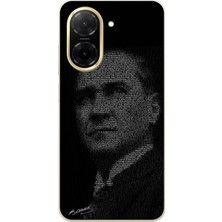 TechTree Redmi A5 Uyumlu Gençliğe Hitabe Yazılı Atatürk Silüeti Baskılı Silikon Kılıf