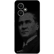 TechTree Honor 400 Uyumlu Gençliğe Hitabe Yazılı Atatürk Silüeti Baskılı Silikon Kılıf