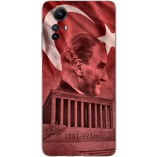 TechTree Redmi Note 12S Uyumlu Atatürk Portresi ve Anıtkabir Baskılı Silikon Kılıf