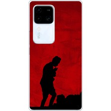 TechTree Vivo V30 Uyumlu Gölge ve Siluet Detaylı Atatürk Baskılı Silikon Kılıf