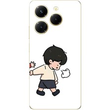 TechTree Tecno Spark 20 Pro Uyumlu Zorla Götürülen Sevgili - Çift Kombini Baskılı Silikon Kılıf