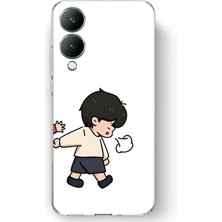 TechTree Vivo Y17S Uyumlu Zorla Götürülen Sevgili - Çift Kombini Baskılı Silikon Kılıf