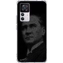 TechTree Xiaomi Mi 12T-12T Pro Uyumlu Gençliğe Hitabe Yazılı Atatürk Silüeti Baskılı Silikon Kılıf