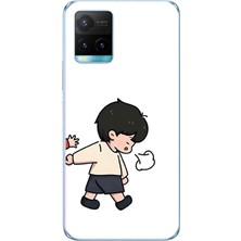 TechTree Vivo Y21S Uyumlu Zorla Götürülen Sevgili - Çift Kombini Baskılı Silikon Kılıf