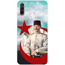 TechTree Huawei P30 Lite Uyumlu Gençlik Yılları Atatürk Baskılı Silikon Kılıf