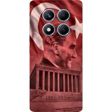 TechTree Redmi Note 14 Pro 4g Uyumlu Atatürk Portresi ve Anıtkabir Baskılı Silikon Kılıf