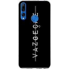 TechTree Honor 9x Uyumlu Vazgeçme Yazılı Baskılı Silikon Kılıf
