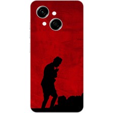 TechTree Tecno Spark Go 1 Uyumlu Gölge ve Siluet Detaylı Atatürk Baskılı Silikon Kılıf