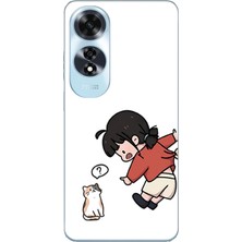 TechTree Oppo A60 Uyumlu Zorla Çekiştirilen Sevgili - Çift Kombini Baskılı Silikon Kılıf