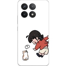 TechTree Poco F6 Pro Uyumlu Zorla Çekiştirilen Sevgili - Çift Kombini Baskılı Silikon Kılıf