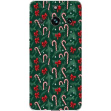 TechTree Realme 11 Pro-11 Pro Plus Uyumlu Yılbaşı Çam Ağacı ve Baston Şeker Baskılı Silikon Kılıf