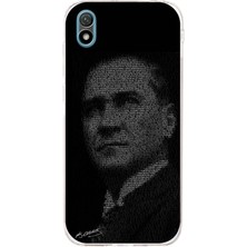 TechTree Huawei Y5 2019 - Honor 8s Uyumlu Gençliğe Hitabe Yazılı Atatürk Silüeti Baskılı Silikon Kılıf