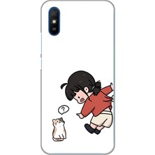 TechTree Redmi 9A Uyumlu Zorla Çekiştirilen Sevgili - Çift Kombini Baskılı Silikon Kılıf