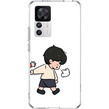 TechTree Xiaomi Mi 12T-12T Pro Uyumlu Zorla Götürülen Sevgili - Çift Kombini Baskılı Silikon Kılıf