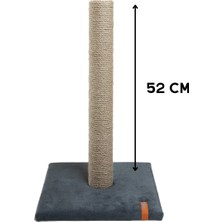 Feyza Design Lacivert 50 cm Tırmalama Tahtası, Catnip ile Eğlenceli Anlar