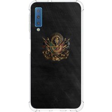 TechTree Samsung Galaxy A7 2018 Uyumlu Osmanlı Tuğrası Detaylı Baskılı Silikon Kılıf