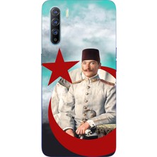 TechTree Oppo Reno 3-A91 Uyumlu Gençlik Yılları Atatürk Baskılı Silikon Kılıf