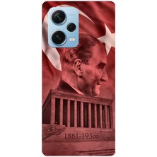 TechTree Redmi Note 12 Pro 5g Uyumlu Atatürk Portresi ve Anıtkabir Baskılı Silikon Kılıf