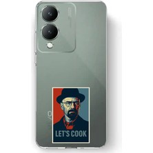 TechTree Vivo Y17S Uyumlu Lets Cook Afiş Baskılı Silikon Kılıf