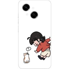 TechTree Tecno Spark Go 1 Uyumlu Zorla Çekiştirilen Sevgili - Çift Kombini Baskılı Silikon Kılıf