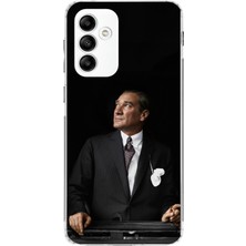 TechTree Samsung Galaxy A05S Uyumlu Ufka Bakan Lider Atatürk Baskılı Silikon Kılıf