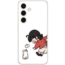 TechTree Samsung Galaxy S25 Uyumlu Zorla Çekiştirilen Sevgili - Çift Kombini Baskılı Silikon Kılıf