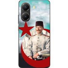 TechTree Poco X7 Pro Uyumlu Gençlik Yılları Atatürk Baskılı Silikon Kılıf