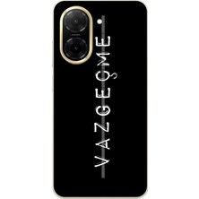 TechTree Redmi A5 Uyumlu Vazgeçme Yazılı Baskılı Silikon Kılıf