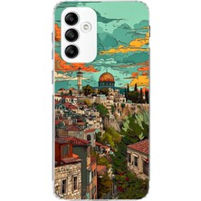 TechTree Samsung Galaxy A05S Uyumlu Özgür Filistin ve Kubbetüs Sahra Baskılı Silikon Kılıf