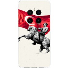 TechTree Honor Magic 7 Pro Uyumlu Onur Anıtı Detaylı Atatürk Baskılı Silikon Kılıf