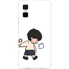 TechTree Infinix Gt 30 Pro Uyumlu Zorla Götürülen Sevgili - Çift Kombini Baskılı Silikon Kılıf