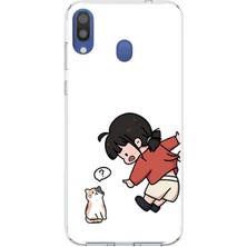 TechTree Samsung Galaxy M20 Uyumlu Zorla Çekiştirilen Sevgili - Çift Kombini Baskılı Silikon Kılıf