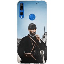 TechTree Honor 9x Uyumlu Atatürk Cephede Baskılı Silikon Kılıf
