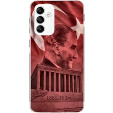TechTree Samsung Galaxy A05S Uyumlu Atatürk Portresi ve Anıtkabir Baskılı Silikon Kılıf